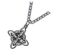 Healvian Witches Knot Necklace for Men and Women Vintage Chain Jewelry for Special Occasions Retro Design for Maximum Style and Confidence