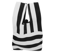 Healvian Women Knitted Handbag Knit Hand Bag Unique Polyester Woven Tote Bag Comfortable to Carry Versatile Style Multi-colour 13.56x7.66x0.39in Everyday Use