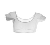 Healvian Women’s Sweat-proof Armpit Vest Invisible Mesh Underarm Sweat Shirt Vest White Mesh l Washable Undershirt for Exercise and Daily Wear