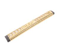 Healvian Wood Samurai Handle Replacement Grip with Antiskid Wrap and Decorative Fittings, Polyester and Wood Material for Functional Training and Historical Reproduction Projects