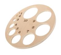 Healvian Wooden Cervical Dilations Wheel Hollow Fetal Position Board, Childbirth Education Tool for Midwives and Medical Students, Anatomical Model for Labour Teaching