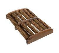 Healvian Wooden Foot Massager Roller Compact Acupoint Relief Tool for Muscle Relaxation Curved Design for Plantar Therapy Portable Durable for Home Travel