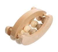 Healvian Wooden Handheld Muscle Massager Roller for Body Legs Arms Neck Lightweight Manual for Stretching Relaxation Portable Therapy Tool