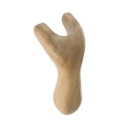 Healvian Y Type Sandalwood Scraping Massage Board for Acupuncture Therapy Smooth Natural Wooden Massager for Facial Arm Back Trigger Point Treatment and Circulation Improvement