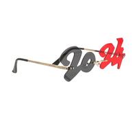 Healvian Year Rimless Sunglasses for Women Men Stylish Festival Party Props with Durable Frame Unique Color Design for Years Eve Celebration and Photo Fun