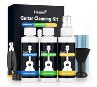 Heams Professional 6 in 1 Guitar Cleaning Kit, All-in-One, 120ML, 20% More