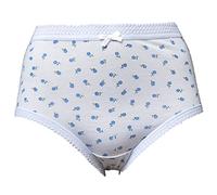 Heana collection Ladies 3Pack Big Briefs in Assorted Colours 100% Cotton (12-14(36-38))