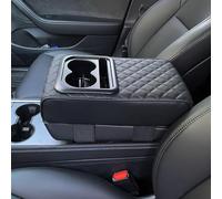 HEANANZZRS Car armrest cover pad, for Audi A4 B9 2015-2023 Car Center Console Cover Pad CarArmrest Cover Protector Armrest Cushion Storage Grid