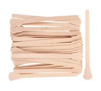 HEANUJJ 100pcs Double Head Hair Removal Stick Wood Wax Applicator Sticks for Eyebrow Nose Hair Removal Waxing Skin Spatula for Body Waxing