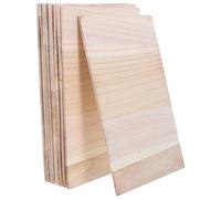 HEANUJJ 10pcs Professional Taekwondo Breaking Boards, Wood Material Performing Prop for Reaction Capacity Training, Khaki Colour Suitable for Taekwondo Performing and Training