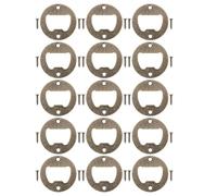 HEANUJJ 15pcs Bottle Openers DIY Insert Parts Made of Sturdy Iron with Easy Operation and Wear-Resistant Features, Practical Bottle Opener Tools Kit for Picnic and Outgoing Use