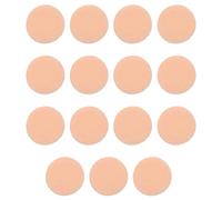 HEANUJJ 15pcs round Cosmetic Powder Puff Soft Skin-friendly Makeup Applicators Compact Cotton Velour Pads for Even Face and Corner Application Portable Girl Beauty Tool