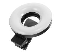 HEANUJJ 15x Macro Lens Fill Light for Phone with Soft and Uniform LED Illumination, Abs Material, Rechargeable 240mah Battery, for On-the-go Photography and Live Streaming