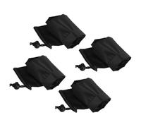 HEANUJJ 2 Pairs Auto Windshield Wiper Rain Covers Black Polyester Wiper Sleeves Easy to Install Car Accessories Protected from Rain Frost Bird Poop
