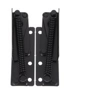 HEANUJJ 2 Pairs Spring Loaded Lift-up Hinges with Hidden Spring Mechanism, Corner Cabinet Door Hinges for Drop Leaf Support, Suitable for Wooden Boxes and Furniture Cabinets