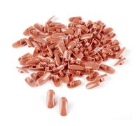 HEANUJJ 200Pcs Nail Art Training Stickers False Nail Tips for Practice Artificial Fingernails with Adhesive Suitable for and Salon Use 2 Packs of 100Pcs