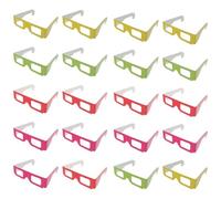 HEANUJJ 20pcs 3d Cardboard Glasses for Movies with Pet Material and Spectacular Visual Experience, for Cinemas and Family Entertainment