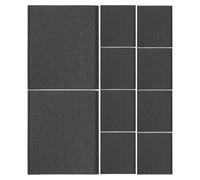 HEANUJJ 20pcs Door Seal Kit Sound Proof Door Sealer Wraparound Design Pu Sponge Construction Comprehensive Weather Protection Noise Isolation for Living Rooms and Interior