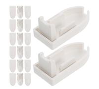 HEANUJJ 20pcs Universal Plastic Roller Blind Rod Plugs Compatible with Roller Blind Rod Wear-resistant Replacement Accessories for Window Sturdy and Sturdy Repair Supply