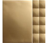HEANUJJ 25 Sheets Golden Craft Paper A4 Size DIY Origami Paper for Crafts and Scrapbooking, Easy to Cut and Suitable for Art Projects