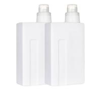 HEANUJJ 2pcs Capacity Refillable Sub Lotion Bottles Multipurpose Empty Supplementary Containers for Laundry Detergent Softener Storage at Home Hotel Dormitory