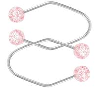 HEANUJJ 2pcs Face Dimples Maker Metal Dimple Trainer Facial Tool Stainless Steel Artificial Pearl Easy to Use Create Facial for Teens Women at Home Easter