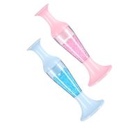 HEANUJJ 2pcs Flower Vase Shaped Sparkling Dotting Tools Comfortable Grip and Ergonomic Design for Nail Art and Craft Painting Accessories