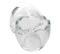 HEANUJJ 2Pcs Glass Yogurt Jars Egg Shape with Lid 100Ml for Mousse and Spice Storage in Kitchen