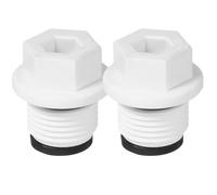 HEANUJJ 2pcs Hot Water Bottle Replacement Stoppers with Good Sealing and Anti-Leak Features, White Pp Material Caps Suitable for Diameter 20mm or 0.78in Hot Water Bags, for Safe