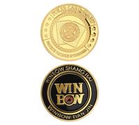 HEANUJJ 2pcs Metal Poker Card Guards for Table Games Lightweight Alloy Poker Coin Accessories for Safeguarding Game Fairness and Card Security for Parties
