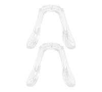 HEANUJJ 2pcs Silicone Eyeglass Nose Pads for Frames Comfortable Anti-skid Replacement Pads to Increase Height Suitable for Glasses Use