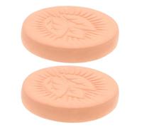 HEANUJJ 2pcs Sugar Softening Disk Brown Sugar Preserve Disk Terracotta Material Reusable Efficient Softening Food Storage Saver for Home Kitchens