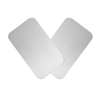 HEANUJJ 2pcs Summer Cooling Mat for Pets and Dogs with Smooth Aluminum Surface Silver Cooling Pad for Hot Weather Use at Pet's Home Sturdy and Lightweight for Comfort