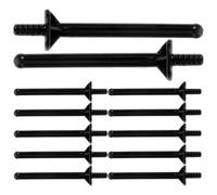 HEANUJJ 30pcs Nose Wax Sticks Nose Wax Applicators Pp Material Convenient Nasal Cleaning Black Colour for Home and Salons