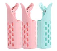 HEANUJJ 3Pcs Hair Rollers Curlers Set with Clips Cone Shape Manual Curling Styling Tools for Bangs and Long Hair for Salon and Home Use Random Color Random Color