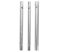 HEANUJJ 3Pcs Plumber Wrench Set Dual-Ended Socket Spanners 8-13Mm Small Socket Wrenches with 20Cm Hollow Sleeves for Faucet and Basin Plumbing Tools