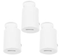 HEANUJJ 3pcs Wall Mounted Plastic Radiator Hooks for Bathroom Radiator Towel Rail, Easy Installation, White Small Towel Rack for Home Use