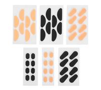 HEANUJJ 4 Pairs Adhesive Eyeglass Nose Pads Soft Foam Nose Cushions Anti-slip Self-stick Eyeglasses for Glasses and Sunglasses Thin 1mm Pads for Comfortable Wear