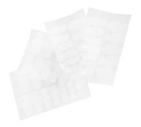 HEANUJJ 4 Sheets Silicone Nail Form Stickers for DIY French Manicure Nail Art Pattern Creation, Assorted Colours, for Beginners and Important Events