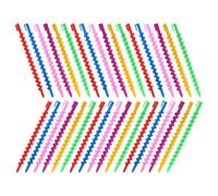 HEANUJJ 40Pcs Spiral Perm Rods Small Solid Plastic Hair Curlers for Medium to Long Hair Heatless Spiral Curlers Styling Kit