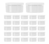 HEANUJJ 40Pcs White Nail Rotating Shaft Bearings Plastic High-Speed Universal Compatibility Stylish Full Wrap Design Jewelry Accessories for DIY Nail Art