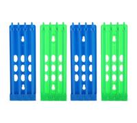 HEANUJJ 4pcs Pigeon Leg Ring Holder Rack with Quick Installation and Sturdy Plastic Construction Bird Bands Storage for Racing Pigeon Leg Rings for Organising and Identifying Foot