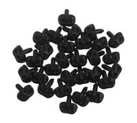 HEANUJJ 50pcs Safety Noses for Stuffed Animals and Crochet with Washers, Sturdy Plastic Craft Noses Suitable for Teddy Bears, Dogs, and Amigurumi Accessories