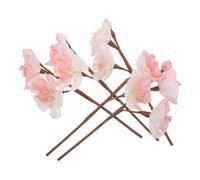 HEANUJJ 5pcs Artificial Peach Blossom Diffuser Sticks, Room Fragrance Sticks Made of Tetrapanax Papyriferus Paper, Space-saving Home Fragrance Accessories for Living Room and Bedroom Decor