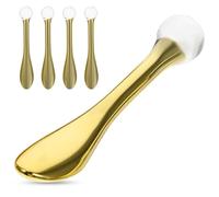 HEANUJJ 5pcs Eye Massager Portable Eye Cream Spoon Polypropylene Mini Tool to Reduce Dark Circles and Massage for Business Travel