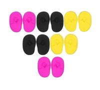HEANUJJ 6 Pairs Reusable Silicone Ear Covers for Hair Dye Portable Ear Caps Fit The Natural Shape of Your Protective Shields for Salon Use and Using A Hair Dryer