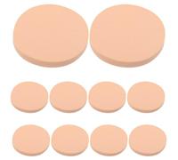 HEANUJJ 60pcs Disposable Mini Makeup Sponge Powder Puff with Natural Latex Material and Box, Gentle on Skin, for Outdoor Touchups and Busy Schedules, Quick Replacement Cosmetic Tool