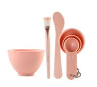 HEANUJJ 6pcs Beauty Mask Bowl Set for Personal Home Use Multi-functional Facial Mask Mixing Tool Kit with Stirring Rod Synthetic Material for Korean Skincare