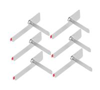 HEANUJJ 6pcs Foldable Phone Kickstand for Cell Phone Case, Ultra-thin Stainless Steel Self-adhesive Stand with Stable Support and Hands-free Viewing, Sl esign for Office Desks
