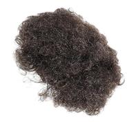 HEANUJJ African Drawstring Ponytail Hairpiece for Women Grey Ponytail Wig Salt and Pepper Human Hair for Afro Wig Styles